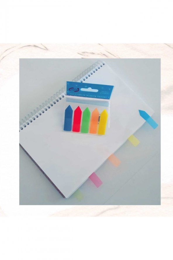 ALFA DEFTER Floresan Renk Kendinden Yapışkanlı Ayraç/post-ıt - 2