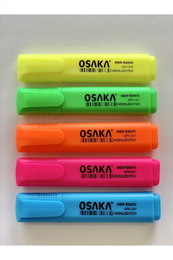 Osaka Fosforlu Kalem Seti 5 renk
