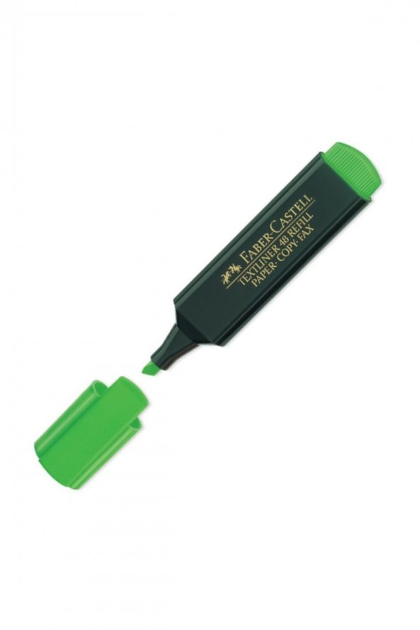 Faber Castell Fosforlu Kalem Renk Çeşitleri Yeşil