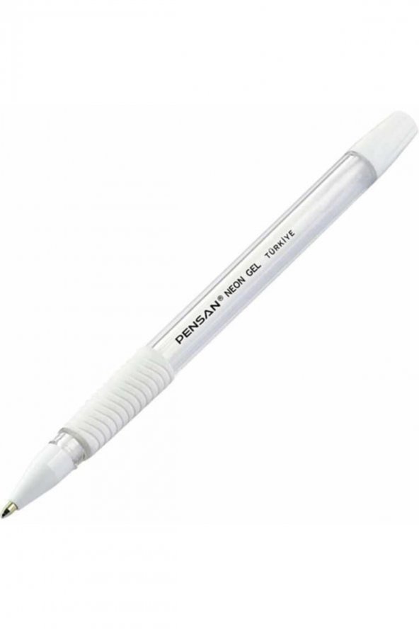 Pensan Neon Jel Kalem Beyaz 1 Mm