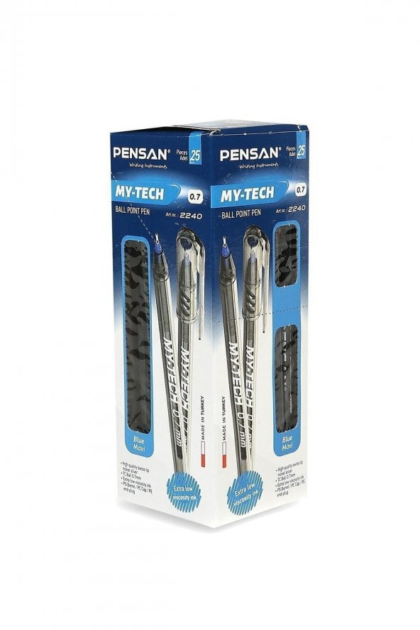 Pensan Mavi My-tech 0.7 Kalem- 25li Paket Gk01490