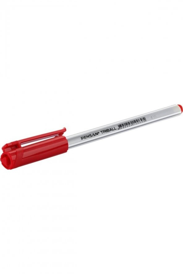 Pensan Triball Tükenmez Kalem 12li Kutu - Kırmızı