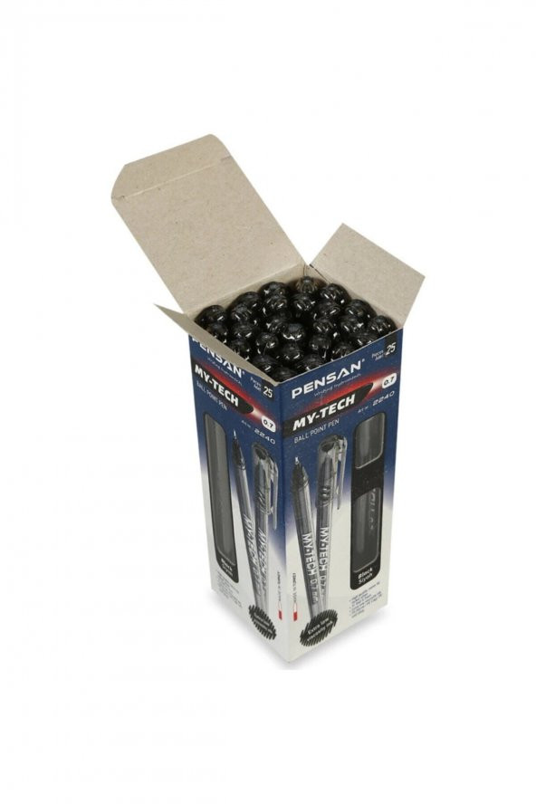 Pensan My-tech 0.7 Kalem 25li Paket Siyah - 3