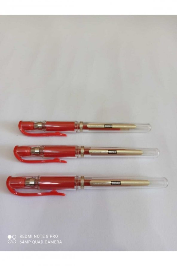 UNİ-BALL Um-153 Signo Broad Kırmızı Roller Kalem 1,0 Mm Uniball Um-153 3lü Set