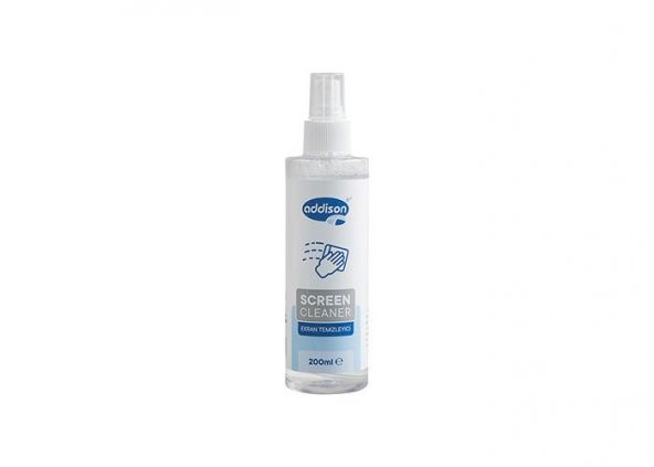 Addison 300870 Ekran Temizleyici Sprey 200ml + Mikrofiber Bez - 2