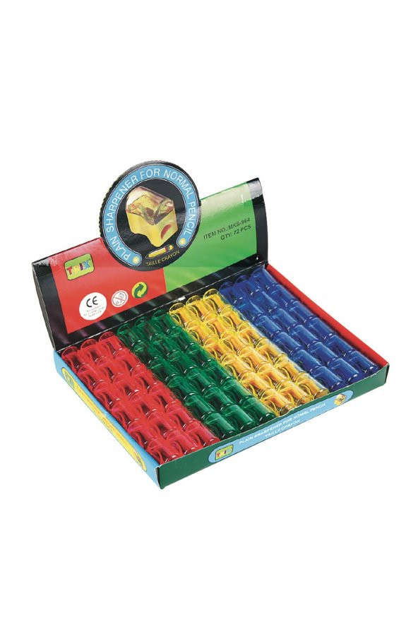 TRİX Kalemtraş Kapaklı 72 Li