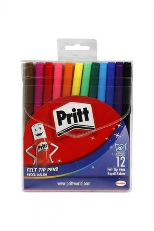 Pritt Keçeli Kalem 12 Li - Resim 2