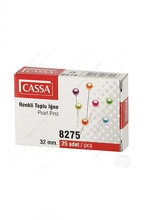 Cassa Renklı Toplu Iğne 32 Mm