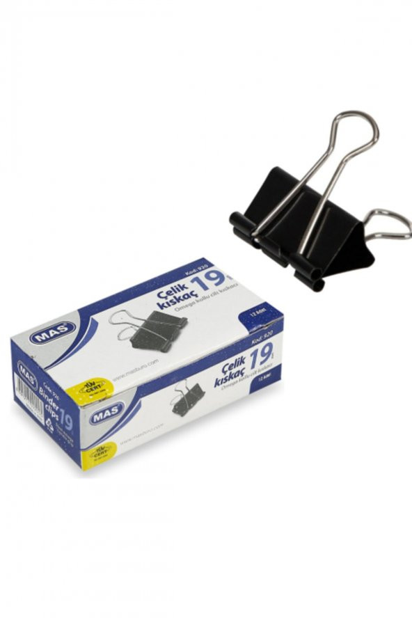 Mas Çelik Kıskaç 19mm Kod:920 (12adet) ürün görseli