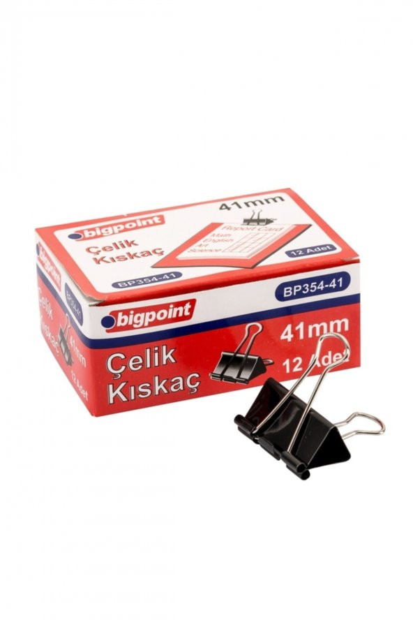 Bigpoint Çelik Kıskaç 41 Mm (12 adet)