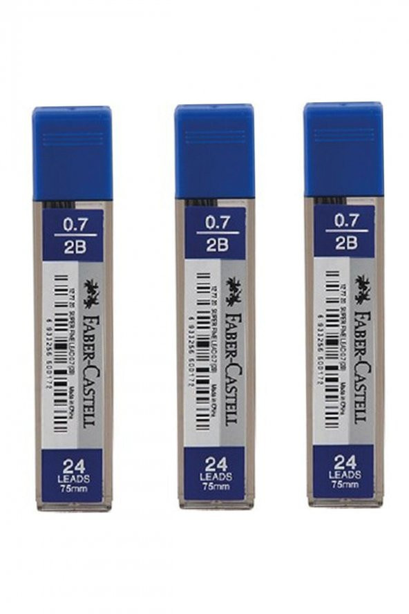 Faber Castell Faber Castel 2b 0.7 Mm 24 Kalem Ucu 60 Mm 3 Adet - 3