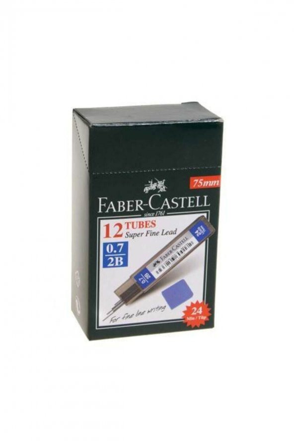 Faber Castell Super Fine Min Kurşun Kalem Ucu 0.7 Mm 2b 12li Kutu - 3