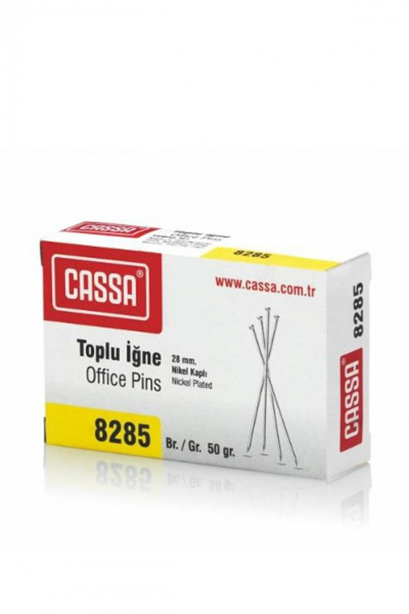 Cassa 8285 Toplu İğne Nikel Kaplı 50gr