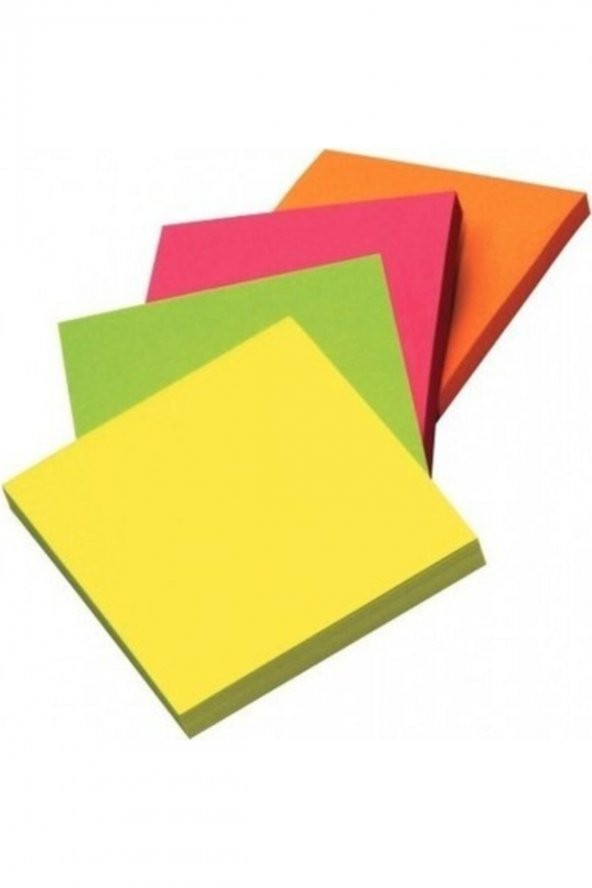 RBC Postit Yapışkanlı Not Kağıdı 75x75 Mm 80 Yaprak 4 Adet
