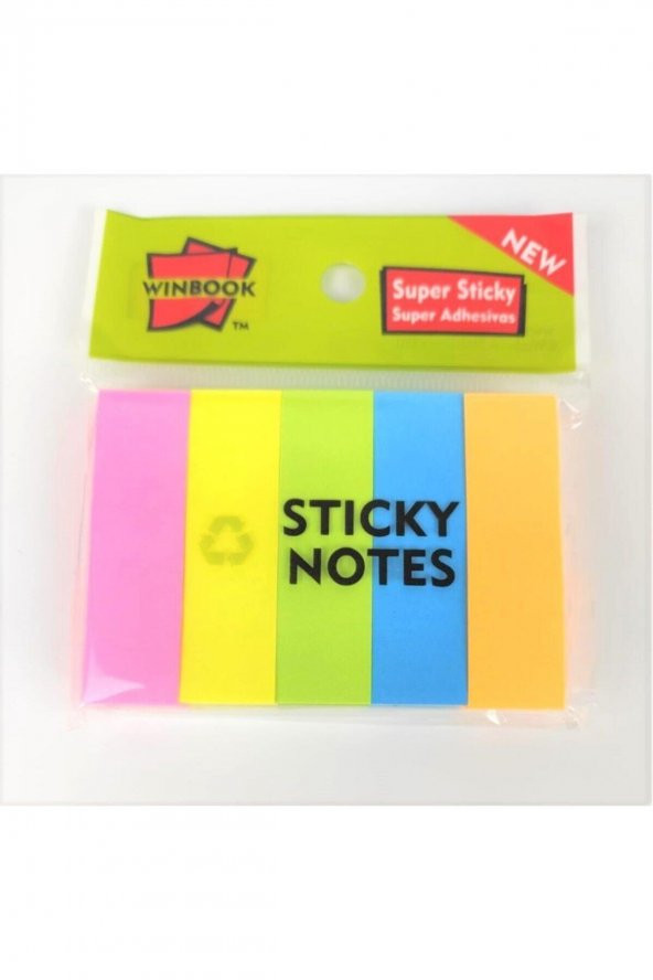 Linea Sticky Notes Renkli Ayraç 76x51mm Index 5 Renk