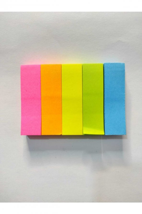 Memo 5 Renk Kağıt Ayraç Not Kağıdı