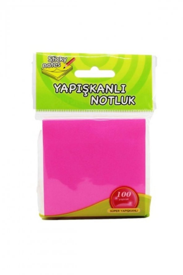 FixPoint Yapışkanlı Not Kağıdı 76x76 100 Yaprak 5 Renk