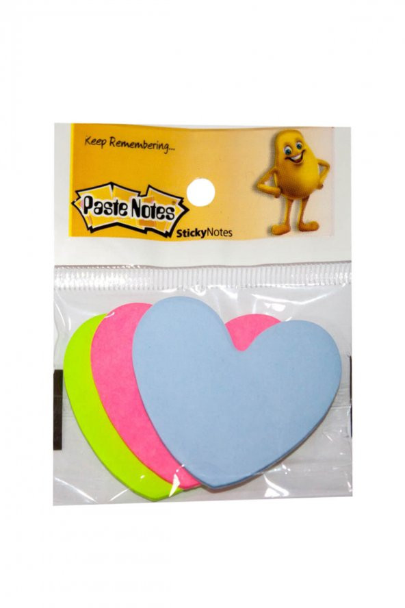 Paste Notes Özel Kesimli Yapışkanlı Not Kağıdı