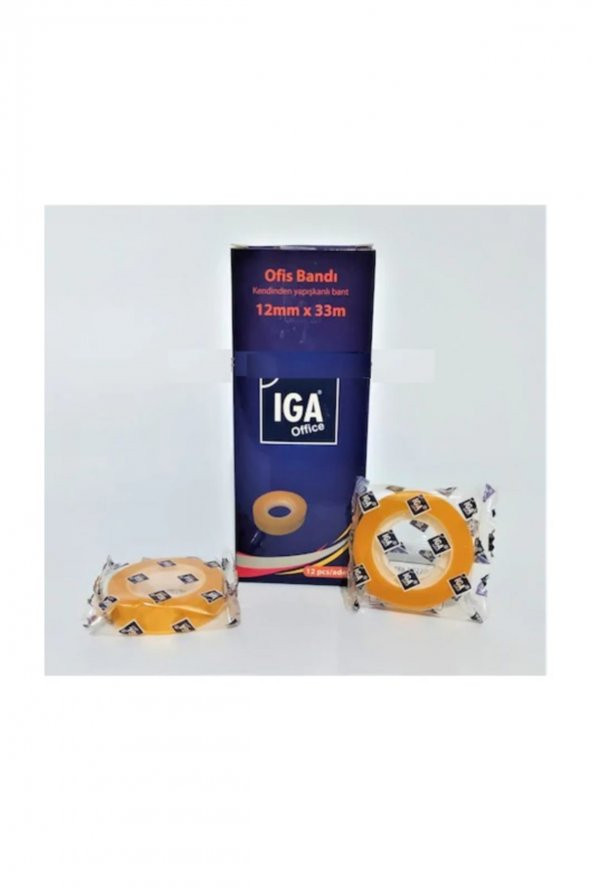 Iga F.S Iga 12x33 Metre Selefon Bant Para Bandı 1 Paket - 12 Adet