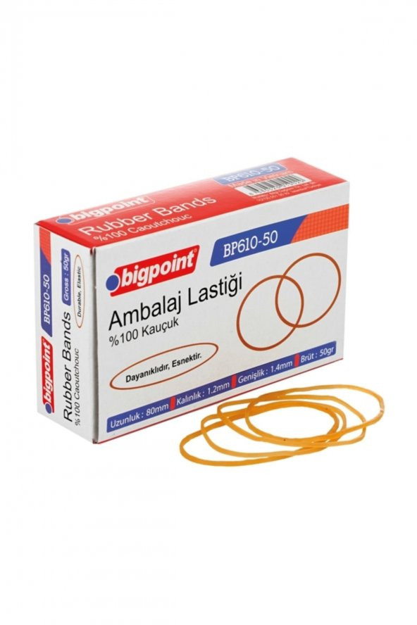 Bigpoint Ambalaj Lastiği 50 gr 100 Kauçuk