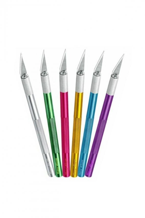 DESİGN Knife Tasarım Hobi Neşter Kretuar Bıçağı 5 Uç Yedekli Set - 3