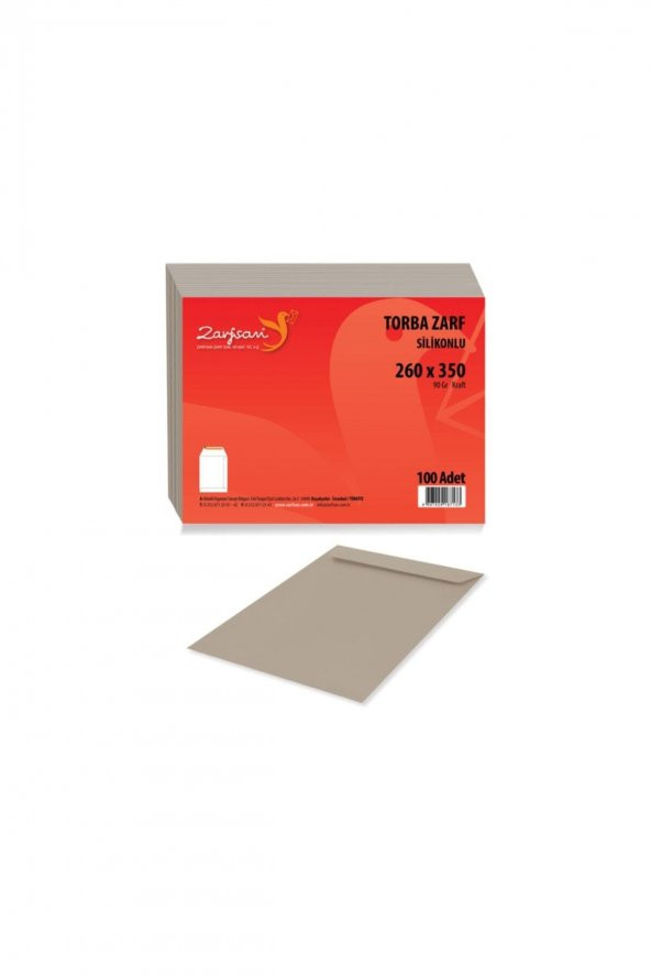 Zarfsan Torba Zarf 26x35 90 Gr Imitasyon Kraft 100 Adet