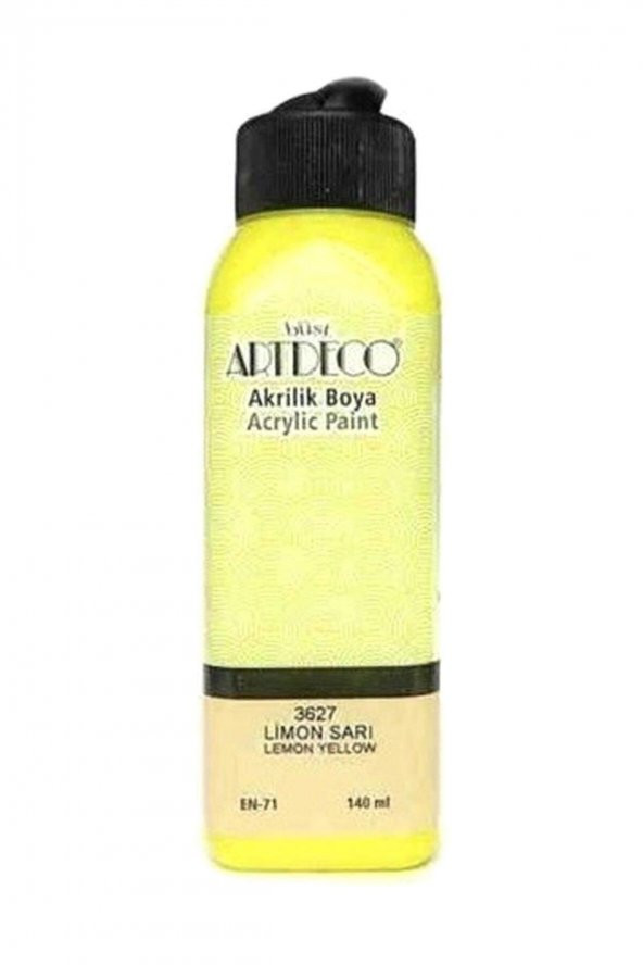 Artdeco Limon Sarı Akrilik Boya 140 ml