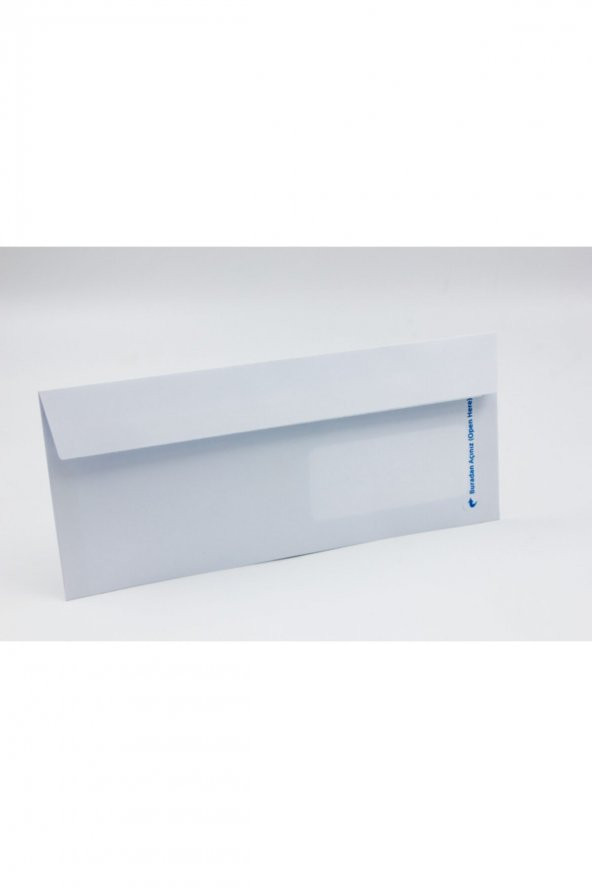 Zarfsan Diplomat Zarf Pencereli 10,5x24 110 Gram 1.hamur 50 Adet - 3