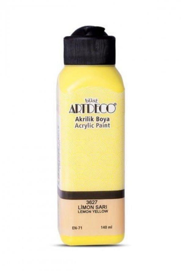 Artdeco Limon Sarı Akrilik Boya 140 ml - Resim 2