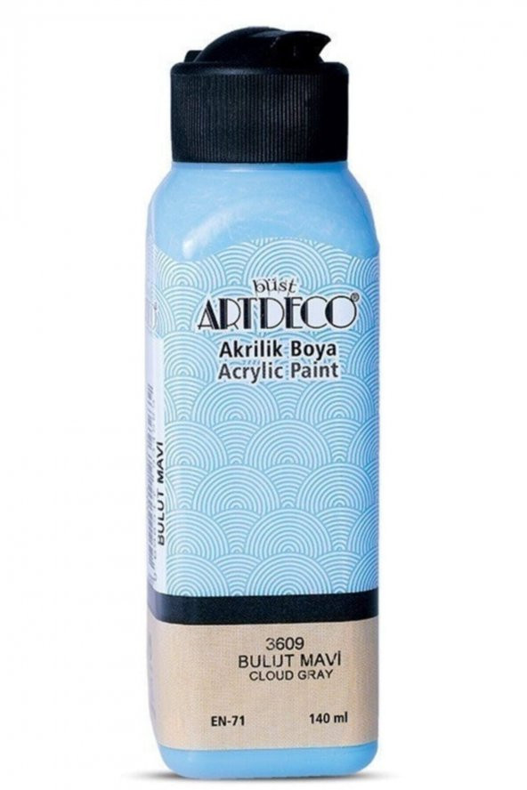 Artdeco Akrilik Boya 140 ml. Bulut Mavi 70r-3609