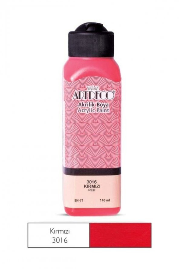 Artdeco Kırmızı Akrilik Boya 140 Ml. 5626958 - 2