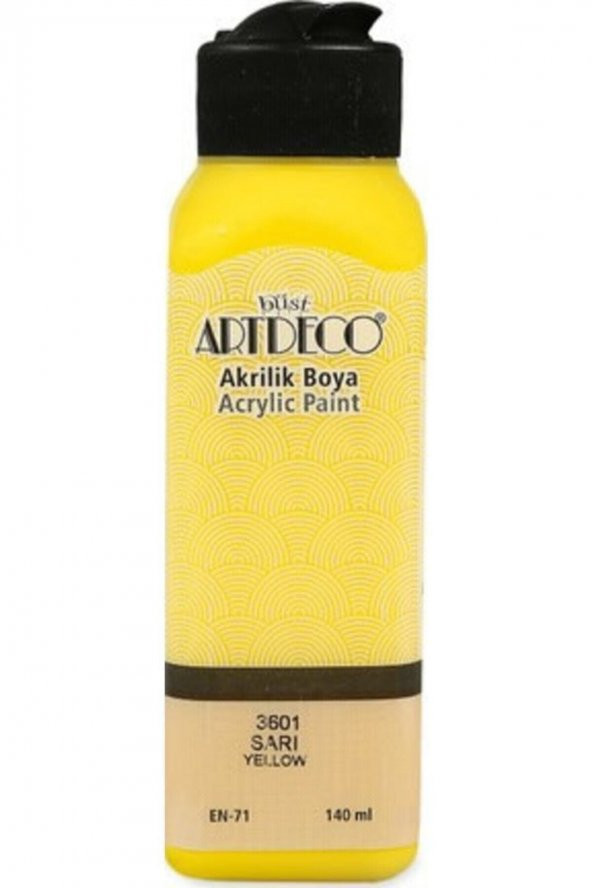 Artdeco Sarı Akrilik Boya 140 ml