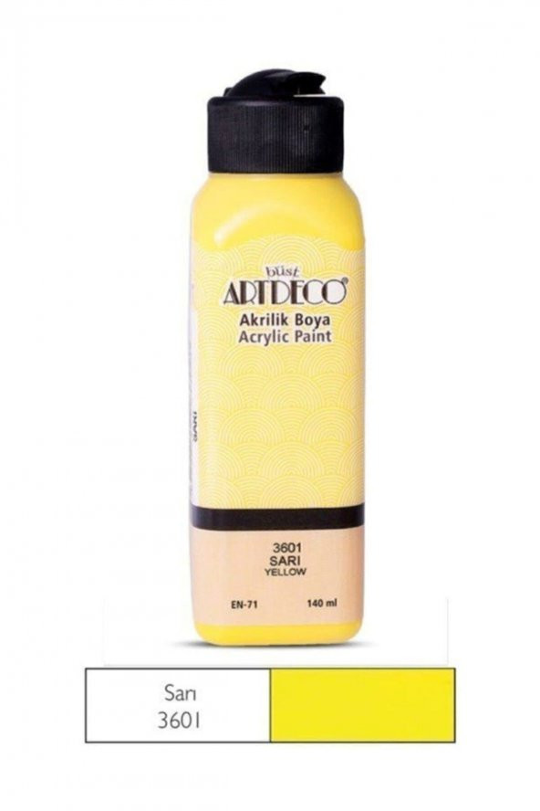 Artdeco Sarı Akrilik Boya 140 ml - 3
