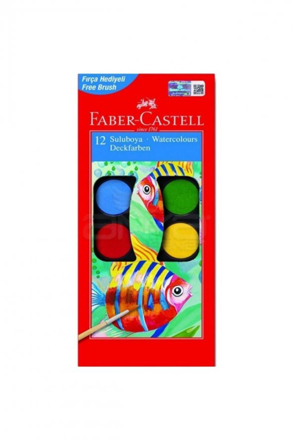 Faber Castell Faber-castell Suluboya 12 Renk