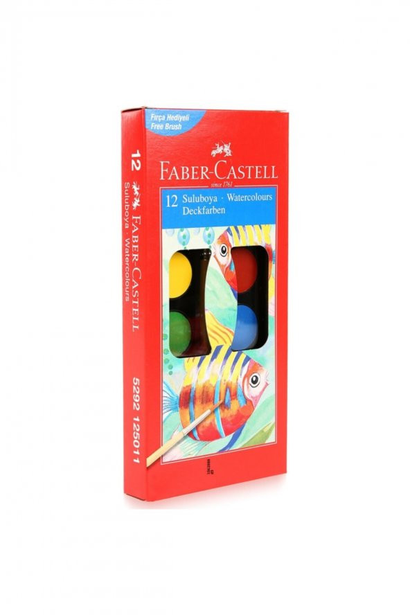 Faber Castell Faber-castell Suluboya 12 Renk - 2