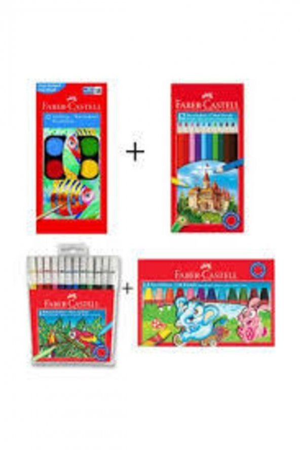Faber Castell Öğrenci 4lü Boyama Seti
