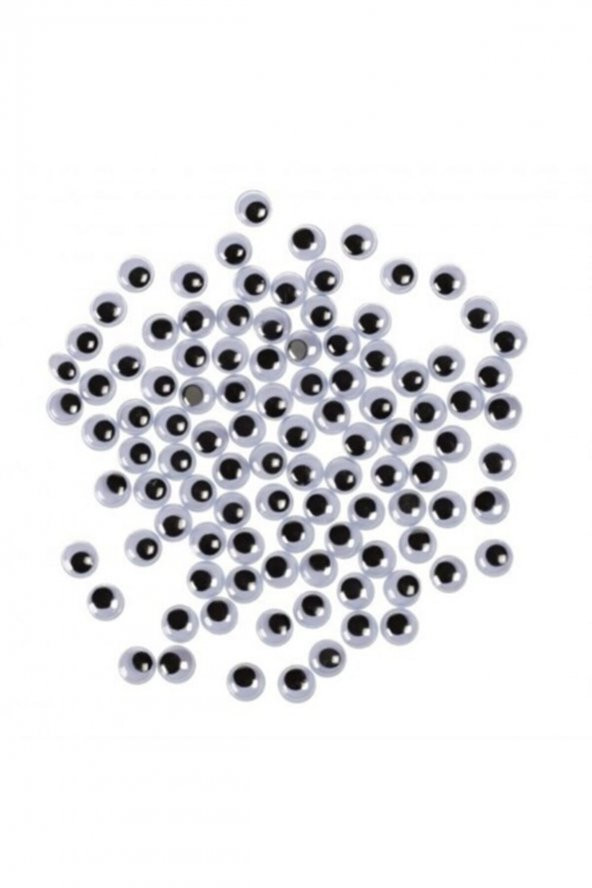 Folia 7 Mm Yuvarlak Oynar Gözler 100 Lü