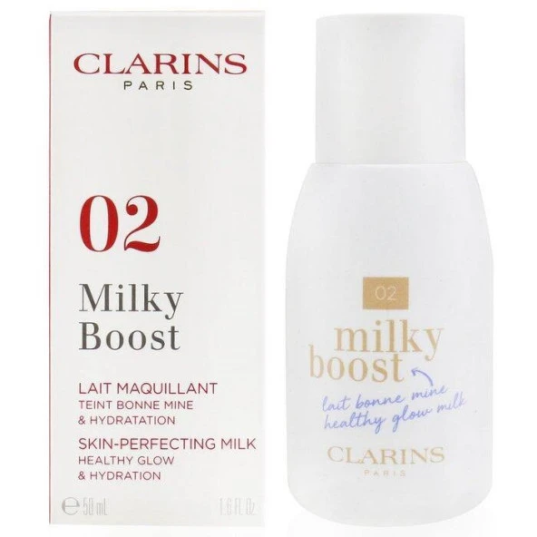 Clarins Milky Boost 02 50 ml Sütlü Renkli Nemlendirici