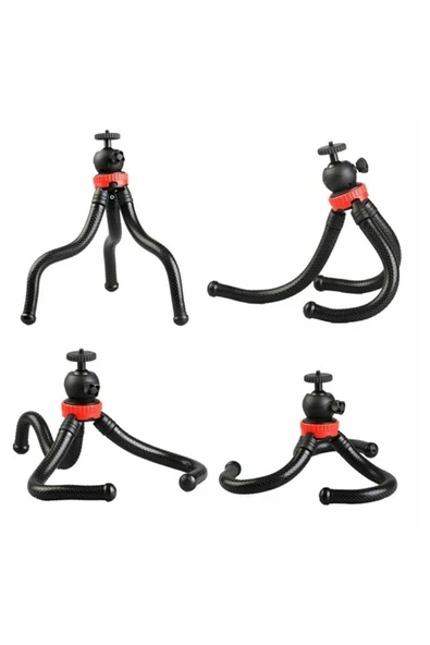 Esnek Tripod Gorillapod Dslr Telefon Kamera Tutucu Tutacağı StandI +Telefon Tutacağı