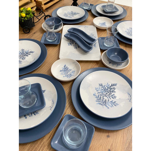 Keramika Takım Kahvaltı Blue Magıc 33 Parça 6 Kişilik - 3