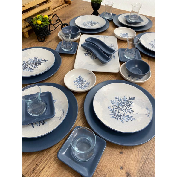Keramika Takım Kahvaltı Blue Magıc 33 Parça 6 Kişilik - 4