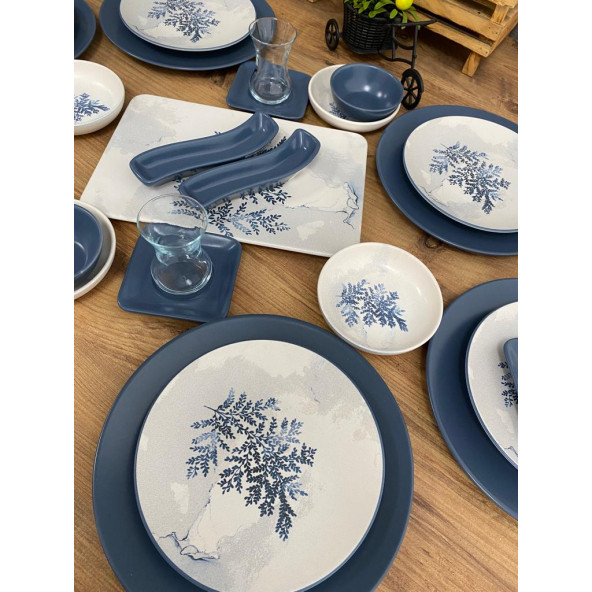 Keramika Takım Kahvaltı Blue Magıc 33 Parça 6 Kişilik - 5