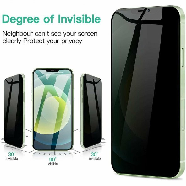 İphone iPhone 6 Hayalet Privacy 10D Cam Ekran Koruyucu - Resim 3