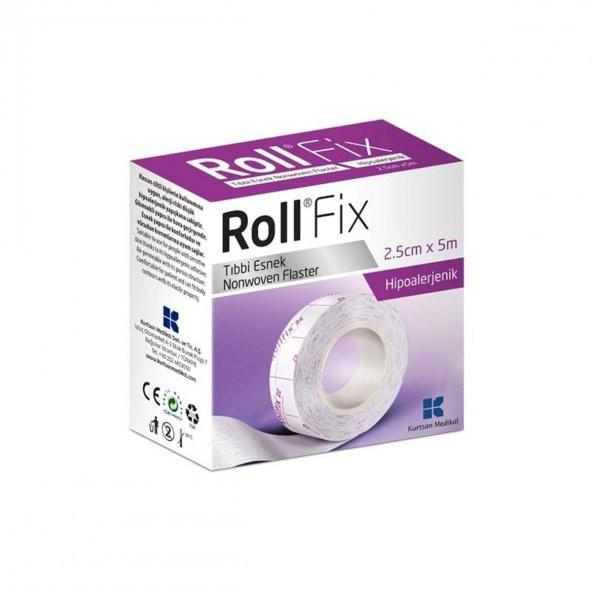 Roll Fix 2.5cm x 5m Esnek Tıbbi Flaster