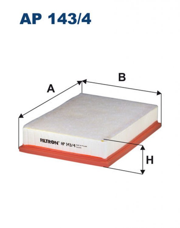 FILTRON AP143.4-HAVA FİLTRESİ TOYOTA VERSO 1.6 D-4D 13 AURIS 1.6D-4D 15-18 AVENSIS 1.6-4D 2.0D-4