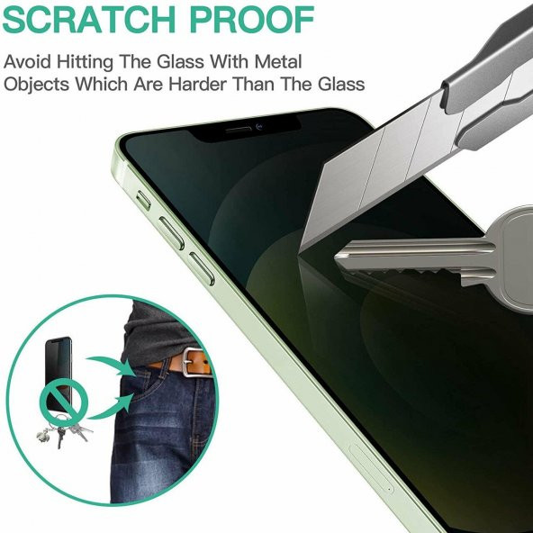 İphone 6 Plus Hayalet Privacy 10D Cam Ekran Koruyucu - Resim 2