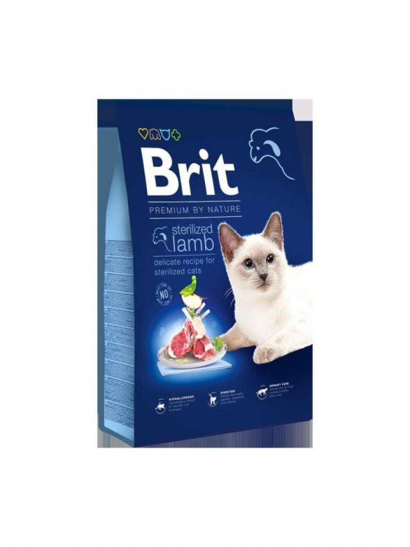 Brit Premium Sterilized Kuzu Etli Kısır Kedi Maması 8 kg