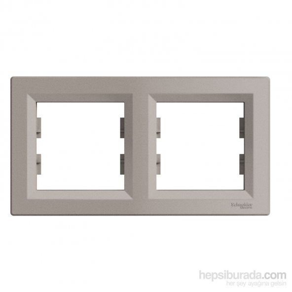 Schneider Asfora 2li Yatay Çerçeve Bronz EPH5800269 - 1