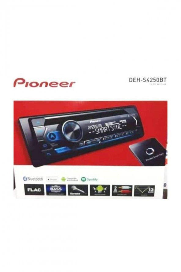Pioneer Deh-s4250bt Bluetoth Lu 2 Anfi Çıkışlı Oto Teyp 4x50 Watt - 4
