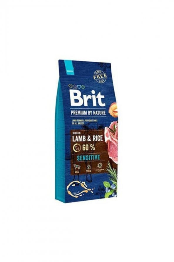 Brit Premium Sensitive Kuzu Etli Yetişkin Köpek Maması 8 KG ürün görseli